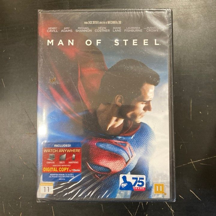 Man Of Steel DVD (avaamaton) -toiminta/sci-fi-